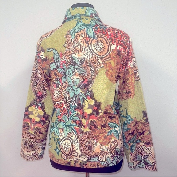 Women’s multicolor Gaudy Couture jean jacket sz XL - Picture 6 of 11